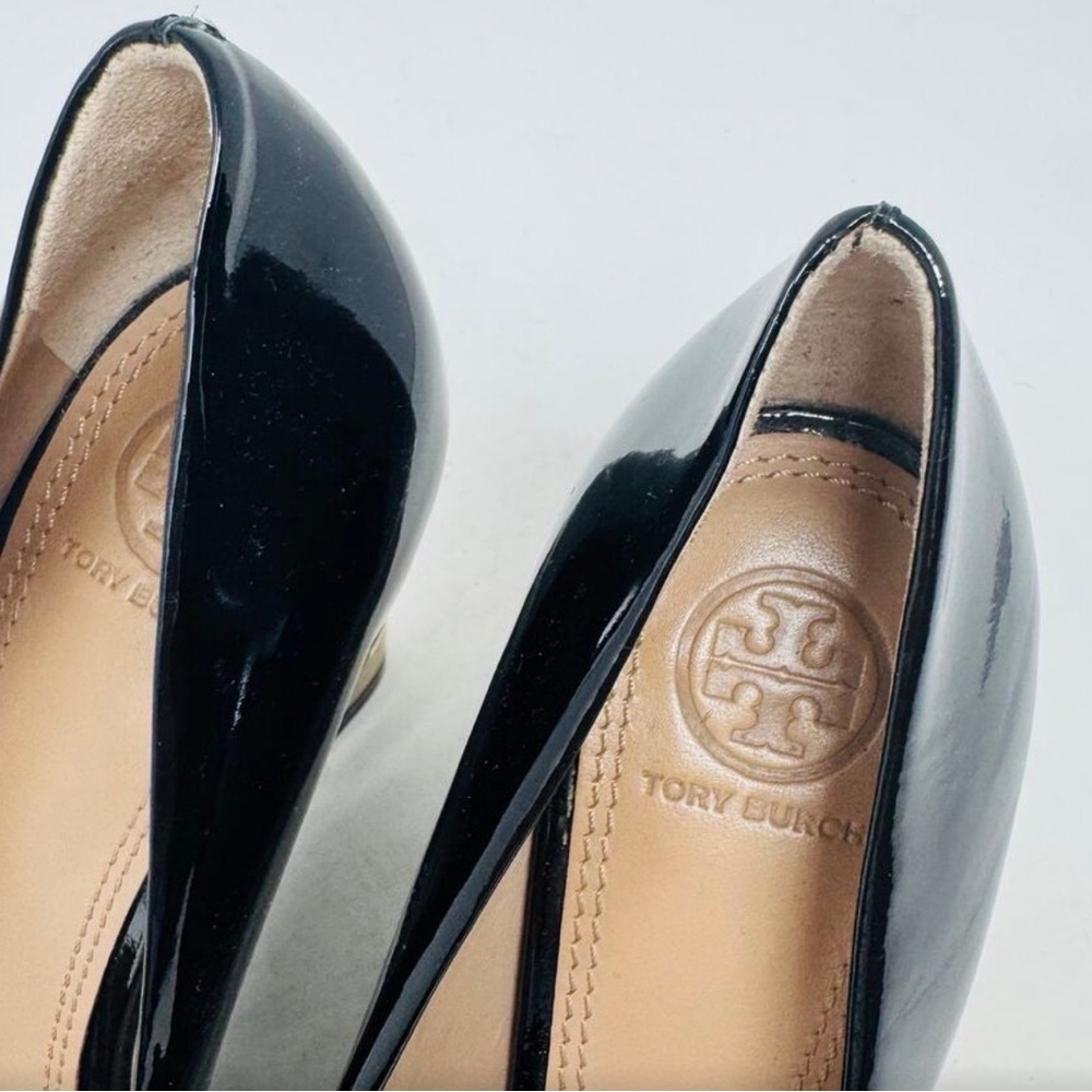 Tory Burch Black Patent Leather Heels - Picture 13 of 14